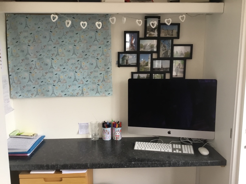 Home Office Study Desk Makeover Live Chic And Well
